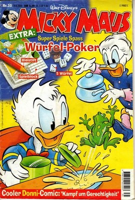 Micky Maus Heft Nr. 35  2000 Walt Disney Egmont Ehapa Verlag GmbH