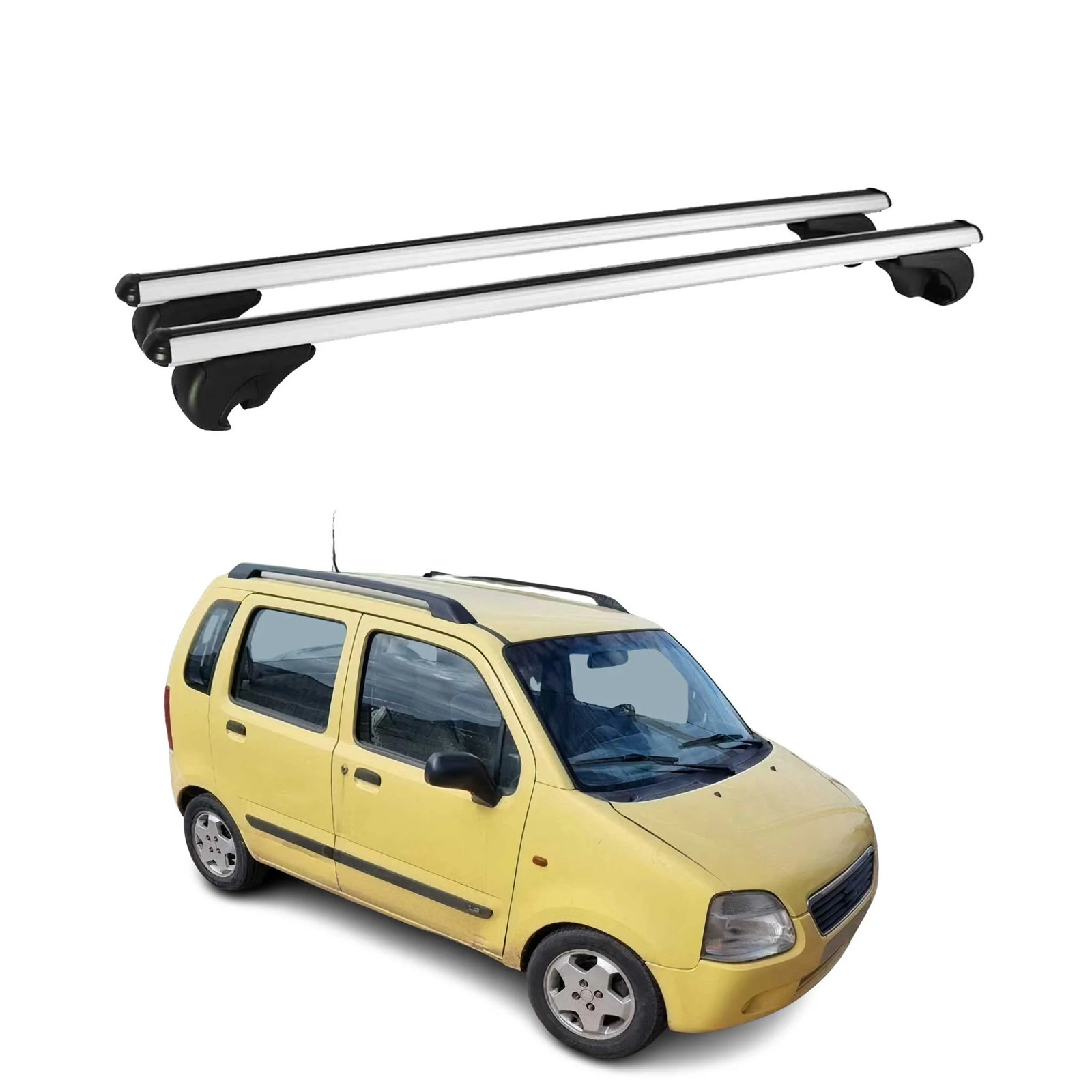 Barres de toit alu Suzuki R+ 1997-2004 pour solution de transport antivol