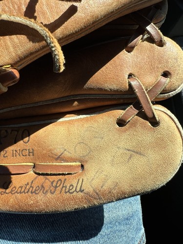 Rawlings PP70 11,5" Baseball Handschuh RHT Vollnarbenleder Shell Vintage - Bild 10 von 10