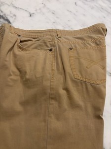 2 pair Men's Bugatchi Sport pants Blue & Cognac 98% Cotton & 2% Elasthan Used