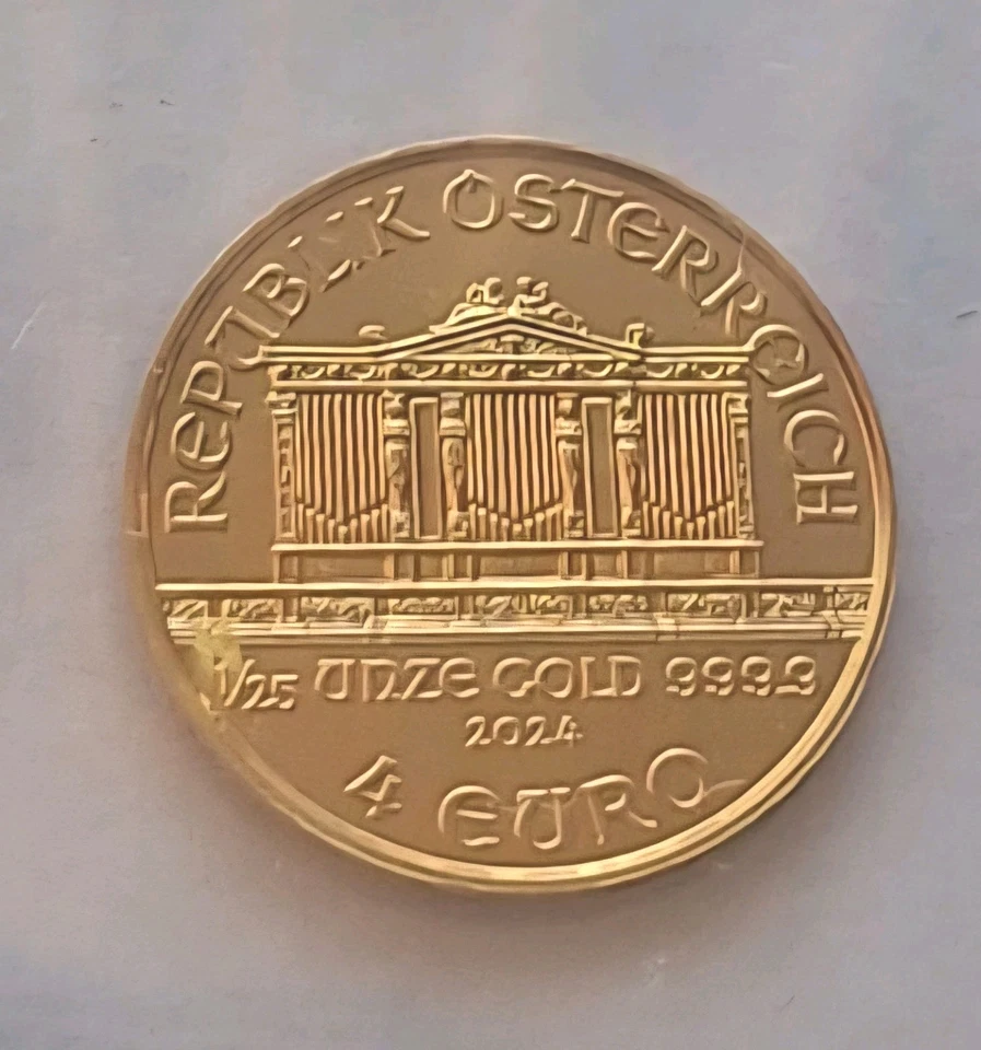 2024 Austria Gold Philharmonic BU Pure Gold .9999 24k - Image 2 of 3