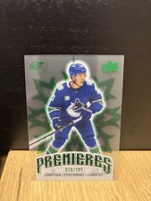 2024-25 Upper Deck Ice Premieres Green Rookie #215 Jonathan Lekkerimaki 010/199