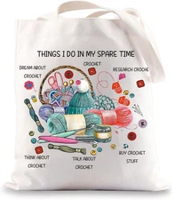 G2TUP Yarn Storage Bag For Knitting Knitter Project Things I I Do 