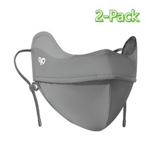 UPF50 Ice Silk 3D Breathable Sun Protection Mask with Eye Coverage for Women