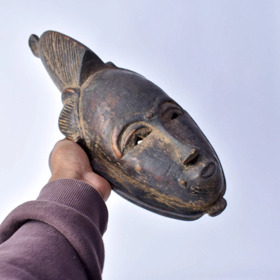 Máscara retrato Yaure Baule Costa de Marfil Foto 3 de 4