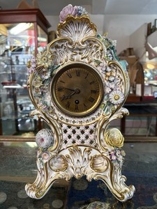 Dresden Porcelain Clock | eBay