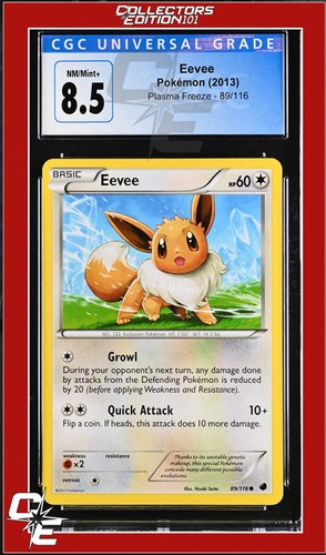 Eevee graded CGC 8.5 for sale on eBay