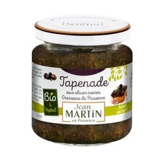 Jean Martin Tapenade Negro Orgánico, Quality Importthe Tarro 110g