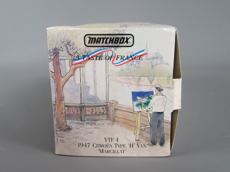 D510 Matchbox YTF4 Citroën Art H Van 1947 Marcillat 1:43 Schachtel - Bild 3 von 4