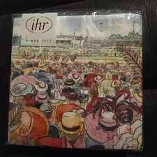 Boston International - 3-Ply 5" Beverage Napkins Kentucky Derby Spectators 20 Ct
