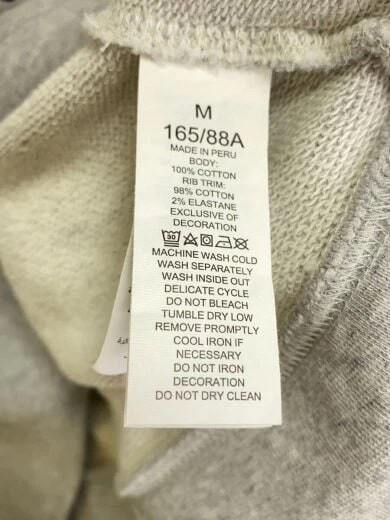 kate spade new york felpa M cotone GRIGIO stampa 