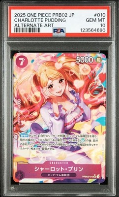 PSA 10 Charlotte Pudding SR PRB02-010 2025 ONE PIECE Card Japanese