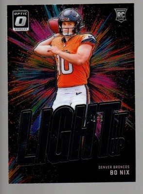 2024 Donruss Optic Light it Up #6 Bo Nix RC