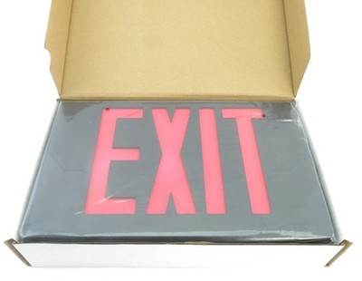 All-Pro APC7RBK Led Exit LED Emergency Light Head REPLACEMENT BATTERIES INCLUDED