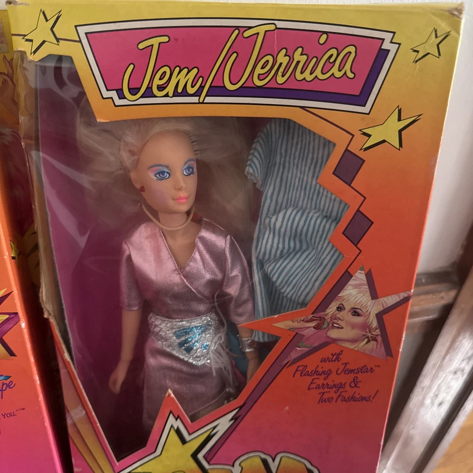 Muñecas Jem & The Holograms 1986 Jem/Jerrica & Rio -lote de 2- Foto 3 de 4