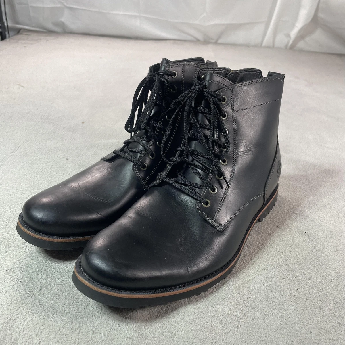 Timberland Zip Black Boots for Men | eBay