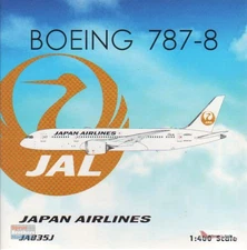PHX04438 1:400 Phoenix Model Japan Airlines Boeing 787-8 Reg #JA835J