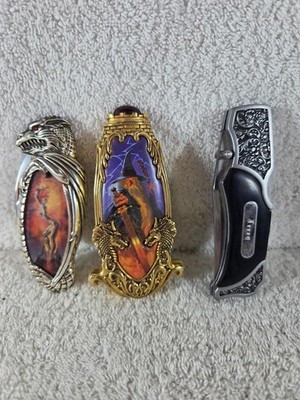 Set of Three Collectable Pocket Knives 2 From Franklin Mint