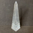 Waterford Obelisk Monument Crystal Paperweight Signed Vintage 7 5/8” Tall
