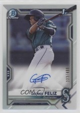 2021 Bowman Chrome Prospect Refractor 333/499 George Feliz #CPA-GF Auto 0o84