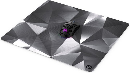 ENDORFY Crystal Black L Mouse Pad 450x400mm L Smooth Mouse Guide Printed Edge No - Photo 4/10