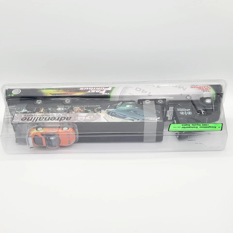 Racing Champions 1:64 Freightliner & 95 Toyota Supra Fast & Furious "Adrenaline" - Image 4 of 4