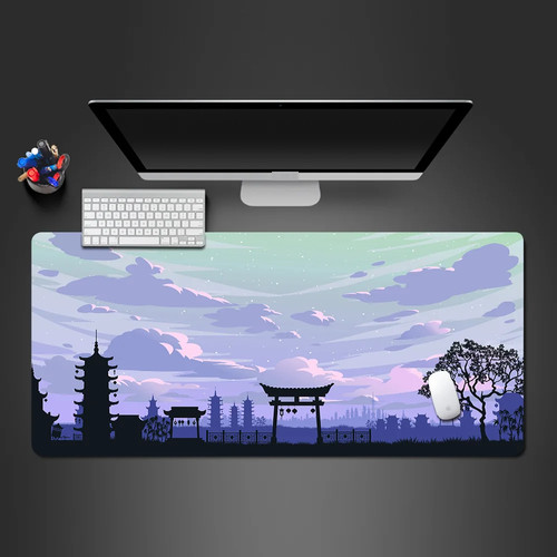 Lot Mouse Pad sakura landscape desk accessories Mat Gamer Rug Xxl Keyboard Pad - 第 35/35 張圖片