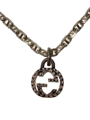 GUCCI SV925 Collana in argento con top da uomo usata