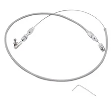 36" Universal Adjustable Throttle Cable 36" Universal-Silvery Stainless Steel