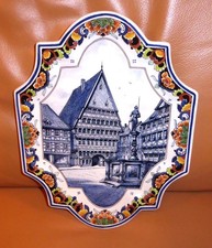 !! ROYAL DELFT DE PORCELEYNE FLES SCHÖNE WANDPLATTE HILDESHEIM KERAMIK HOLLAND !