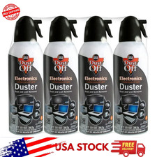 Falcon Dust-Off Compressed Air Duster 10oz 4-Pack Keyboard  Electronics Cleaner