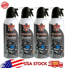 Falcon Dust-Off Compressed Air Duster 10oz 4-Pack Keyboard & Electronics Cleaner