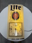 VINTAGE 1992 MILLER LITE BEER CAN LIGHT UP CLOCK PLASTIC Retro