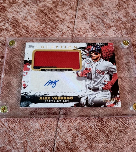 2021 Topps Inception - Autograph Patch Alex Verdugo #APC-AV /125 (AU, MEM)