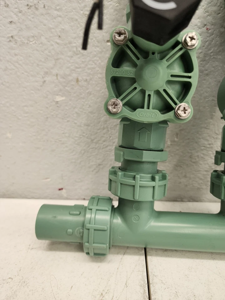 Orbit 3-Valve Inline Manifold Assembly Sprinkler Control PVC Poly Compatible.👁 - Image 2 of 4