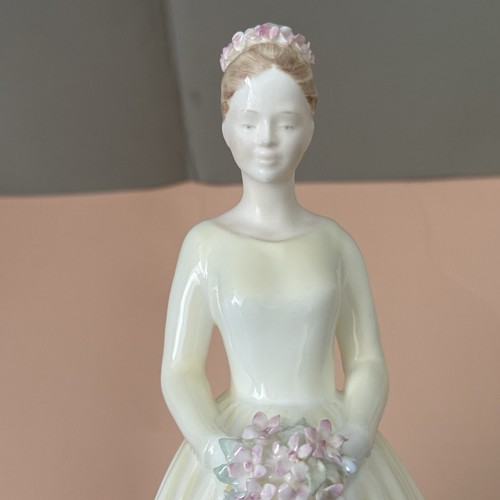 1999 Wedgwood Bone China Moments in Time "My Big Day" Hochzeit Braut Figur - Bild 3 von 9