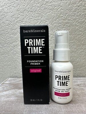 New Bare Minerals Prime Time Original Foundation Primer Full Size 1 oz FAST SHIP