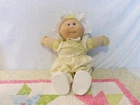 Vintage Cabbage Patch Kids Preemie Doll 1982 Coleco Blue Eyes Blonde Hair Girl