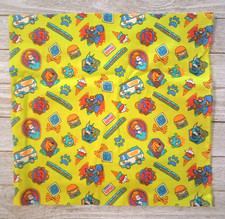 Scooby Doo The Gang Fabric 11" X 10.5" Crafting Sewing Piece New