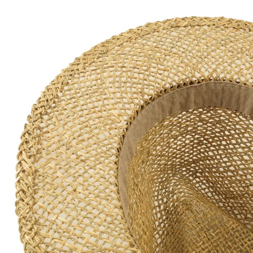 Herren Strohhut Sommerhut Seegras Luftig genetzt breite Krempe von 54 - 65 cm - Bild 11 von 17