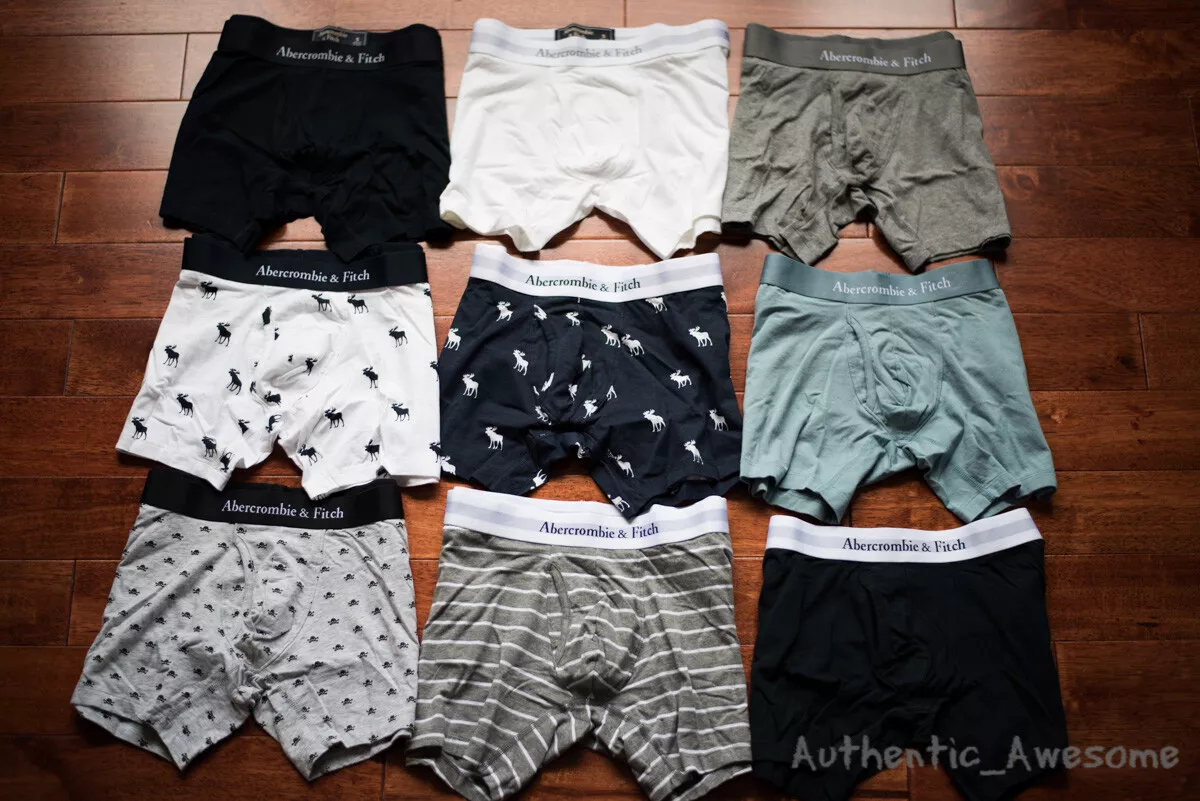 NWT Abercrombie Fitch By Hollister Men s Classic Fit Boxer Brief Trunk S XL eBay