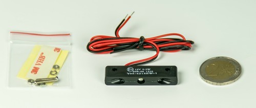 Mondial HPS 125 I Soporte Matrícula Lateral con Iluminación Año 2017- - Imagen 3 de 3