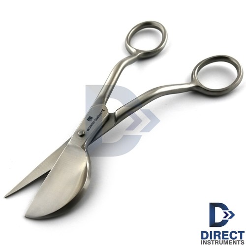 Entenschnabel Schere Applikation Handwerk 6" Stickerei Spitze Faden Schere versetzter Griff - Bild 4 von 5