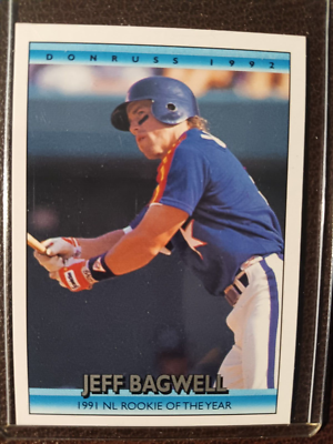JEFF BAGWELL ASTROS 1992 DONRUSS 
