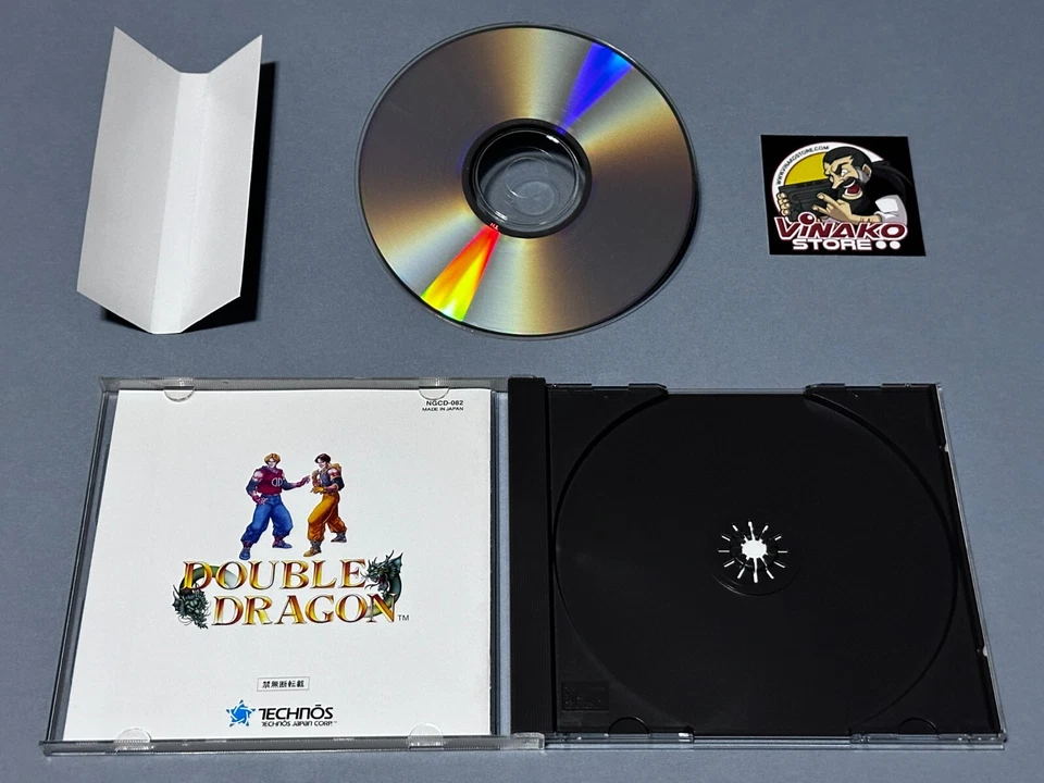 DOUBLE DRAGON NEO GEO CD NGCD NTSC-J SPINECARD EN BUEN ESTADO. - Imagen 2 de 4