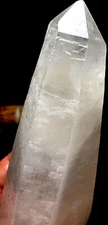 300g Inner Mongolia Singing Lemurian Quartz Lemuria Crystal Point&pyramid r154