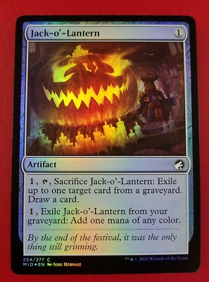 1x Jack-o'-Lantern | FOIL | Innistrad Midnight Hunt | MTG Magic