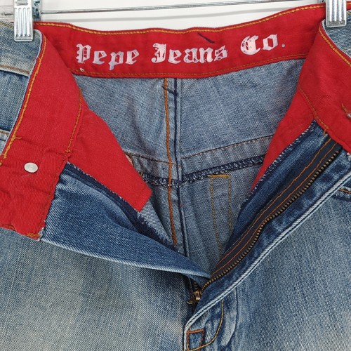Vintage Pepe Jeans Mens 34 Embroidered Samurai Y2K Rap Hip Hop Streetwear Shorts - Picture 12 of 18