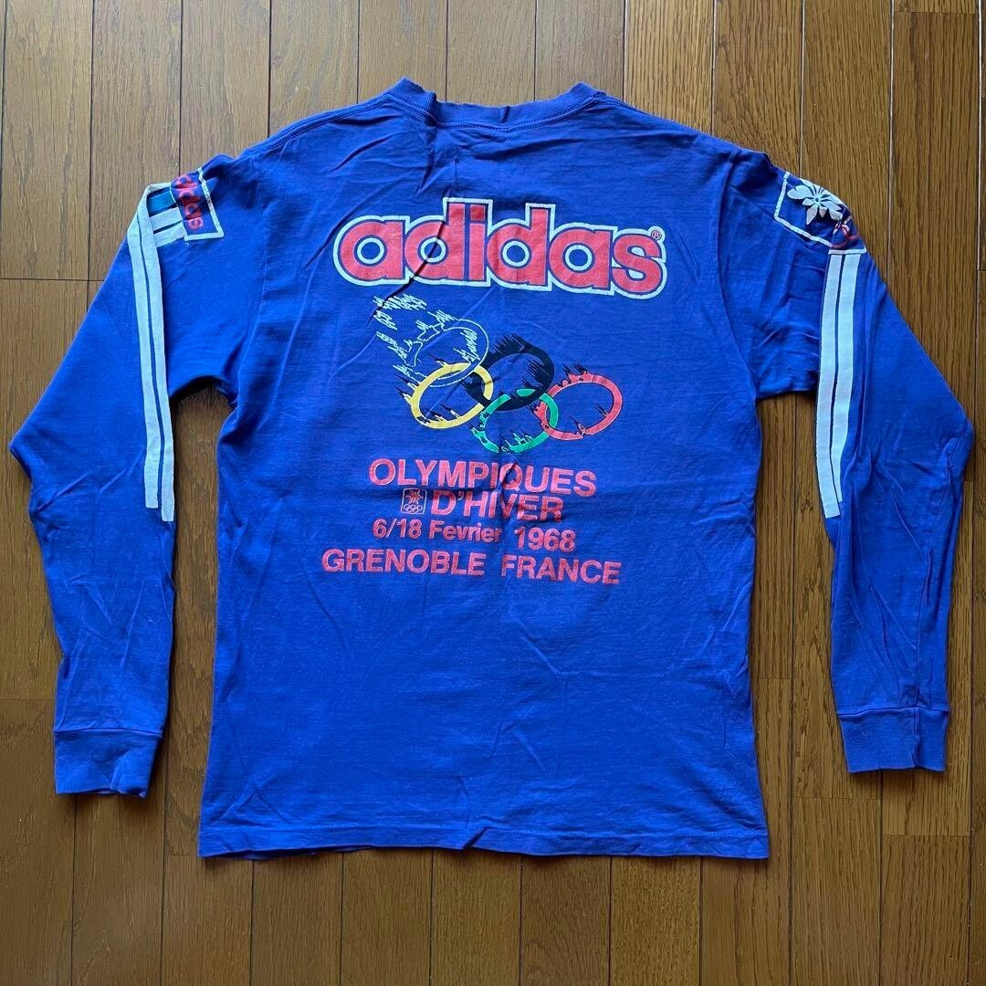 Vintage Adidas Sapporo 1972 Olympics Long Sleeve T-Shirt Nagai