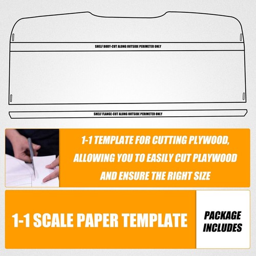 DIY High Roof Headliner Shelf Kit for Mercedes Sprinter High Roof 07-18 Dodg d - Picture 4 of 4